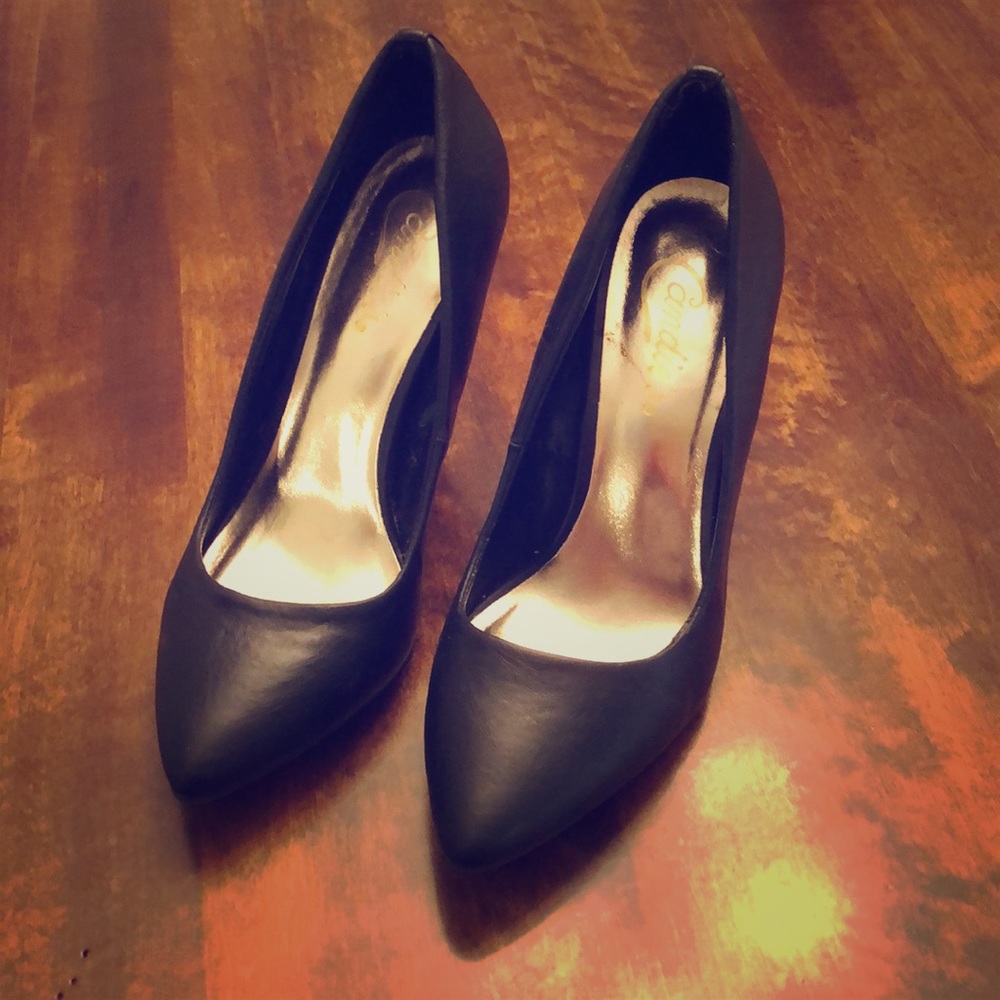 Black high heels